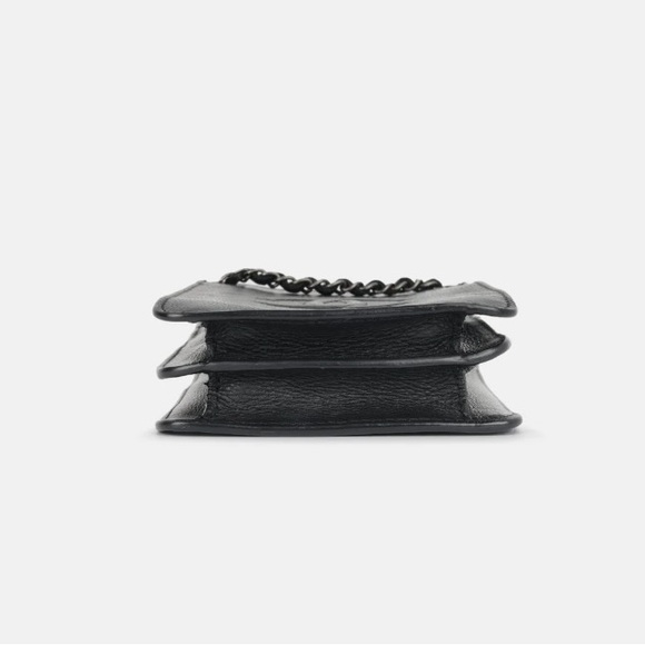 Chanel Black Leather Phone Holder/Pouch - Picture 3 of 6